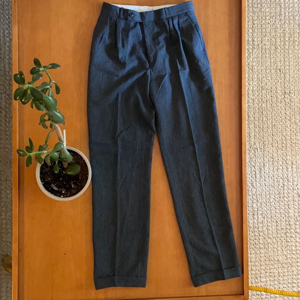 Vintage charcoal gray trousers